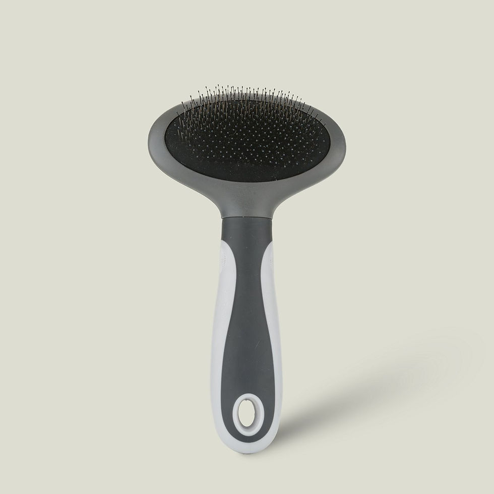 Miniatura: Szczotka dla zwierząt, szary, 10,8 x 18 cm