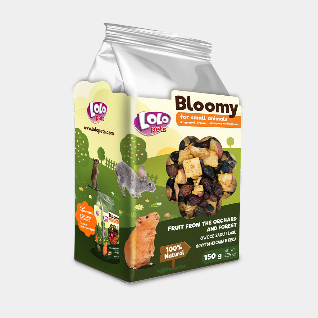 Bloomy Fruits from the orchard and forest for rodents and rabbits, 150 g