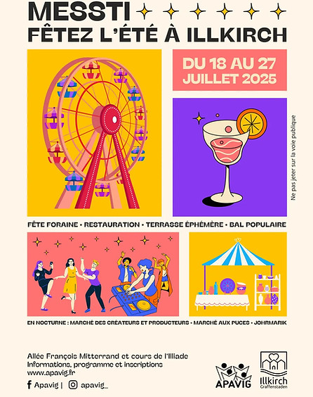 Exposition au marché des créateurs à Illkirch