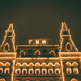 Friday night in Moscow before lockdown