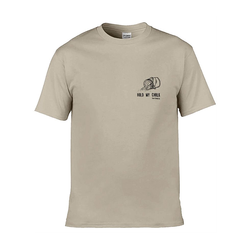 Thumbnail: Hold my chalk witty sand climbing bouldering t-shirt
