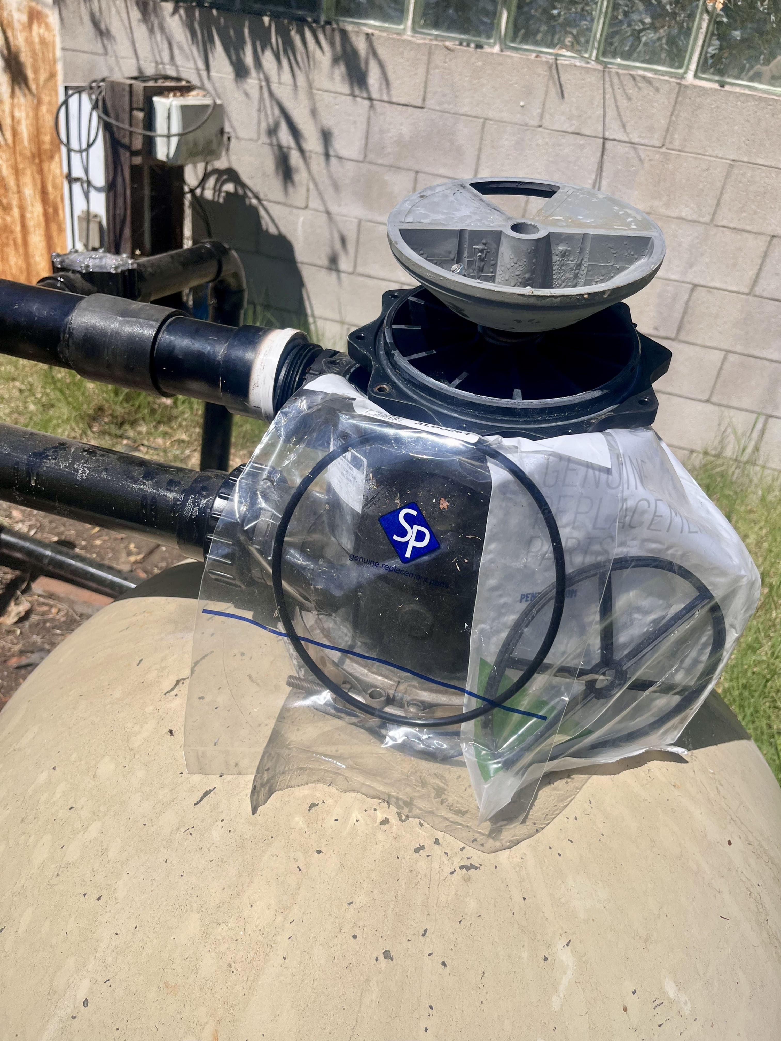 sand filter multivalve gasket replacement 