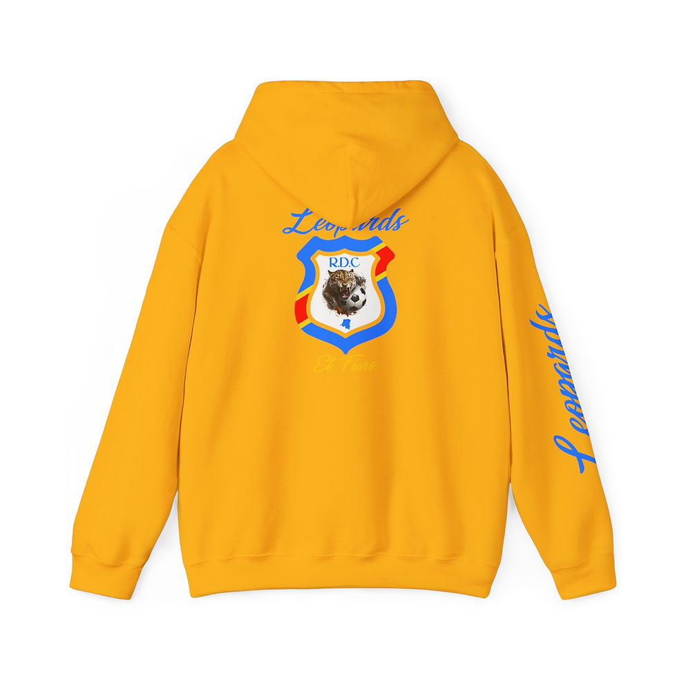 Thumbnail: 🇨🇩 Leopards  Unisex Heavy Blend Hooded Sweatshirt🖐🏾✨