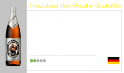 Franziskaner Hefe-weissbier Kristalklar