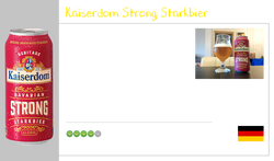 Kaiserdom Strong Starkbier
