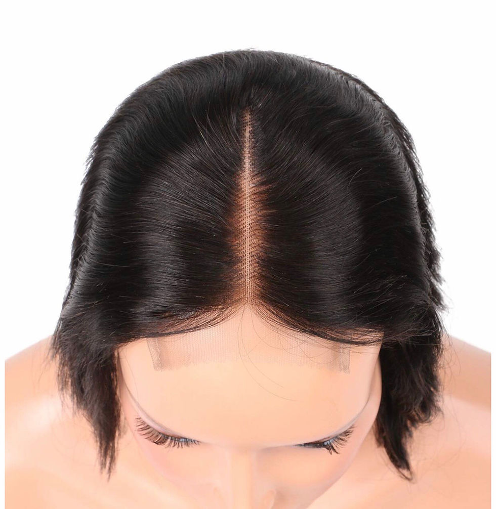 Thumbnail: Frontal Closure With Baby Hair Bleached Knots 4X4 Natural Hairline