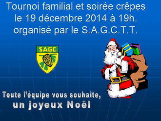 TOURNOI FAMILIAL CRÊPES DE NOËL