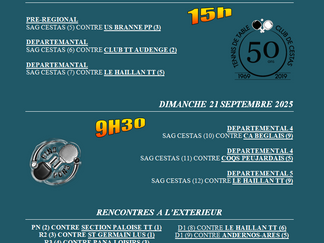 A venir - Championnat par équipes J1