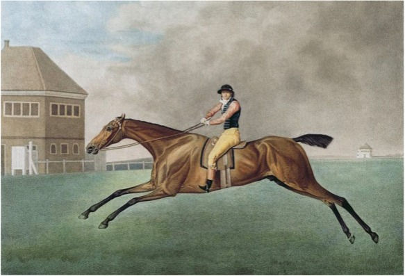Old horse painting