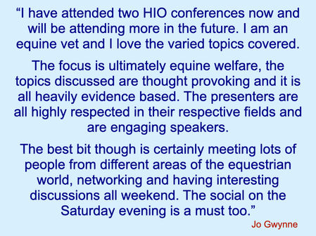 Testimonials equine Vet CPD E-learning Conference