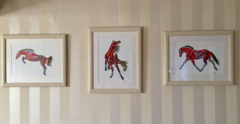 Artwork muscles in action Horses Inside Out Gillian Higgins