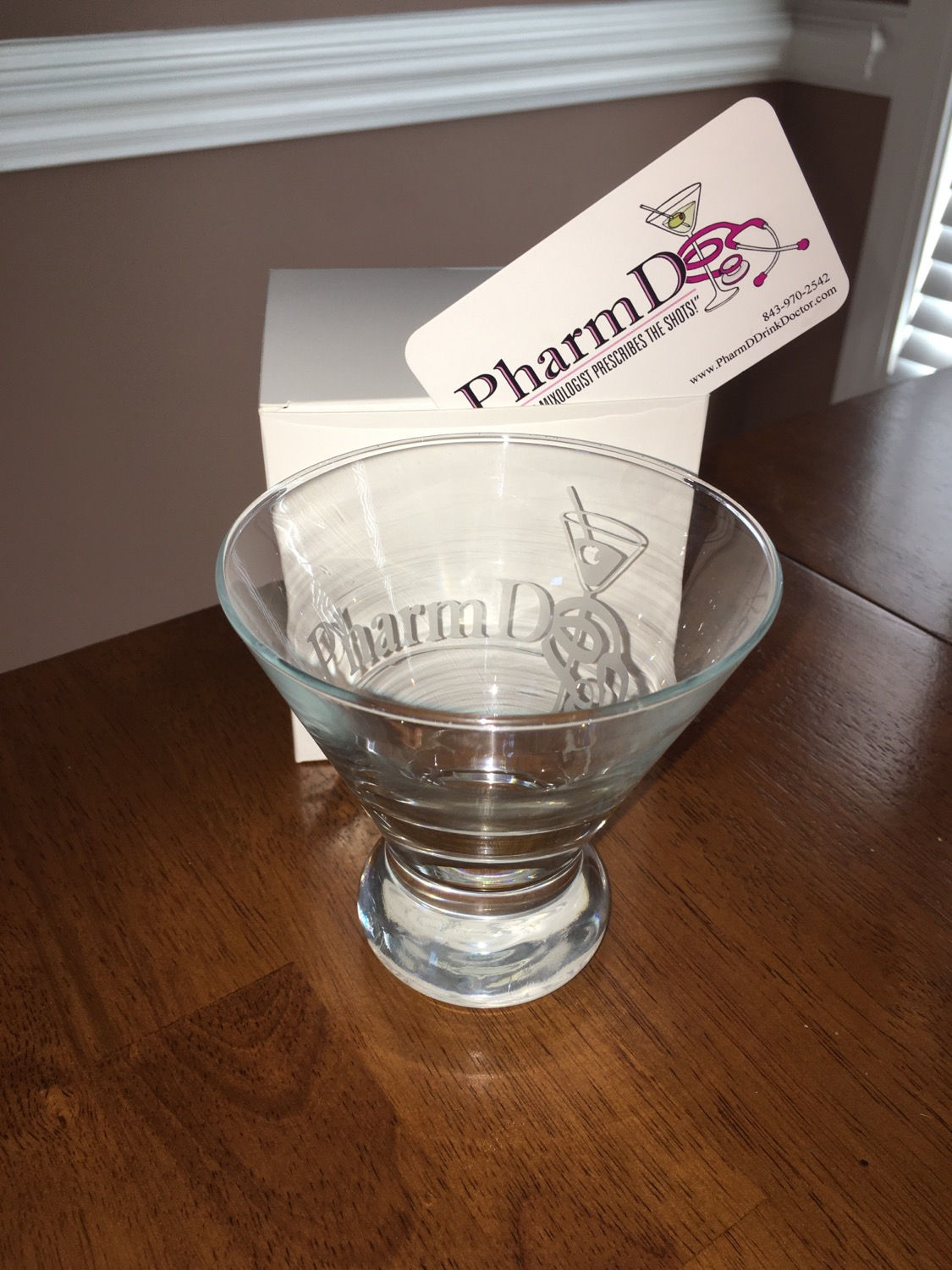 Stemless Martini Glass