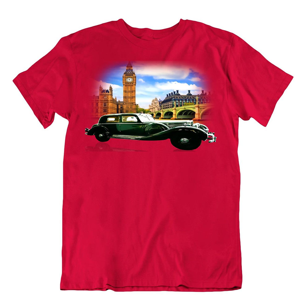 תמונה ממוזערת: הקלאסית הבריטית לחובבי ההגה והאספנות חולצת מתנה מושלמת