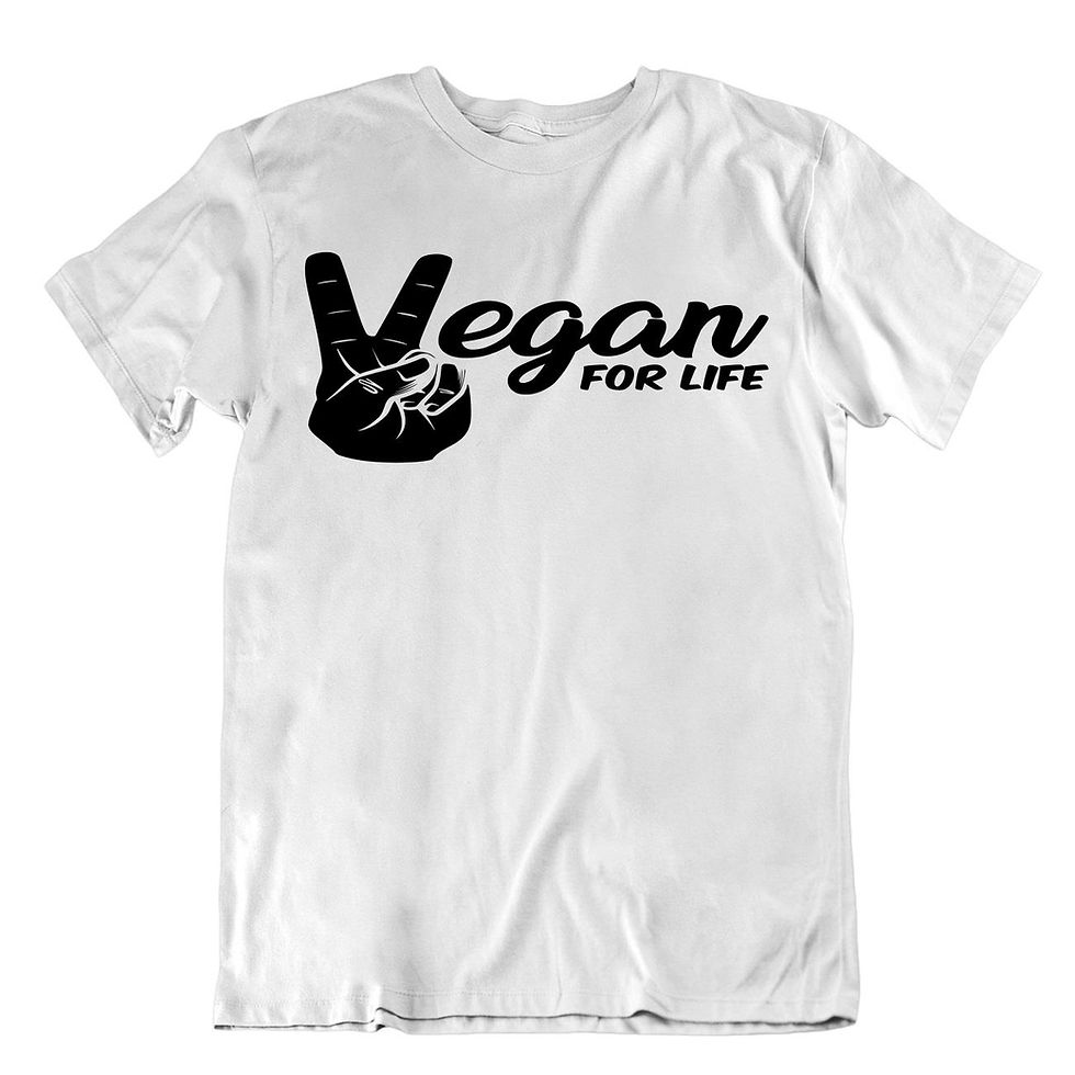 תמונה ממוזערת: תפארת וחופש הצמחונות לחיים חולצה מקורית מתנה יחודית