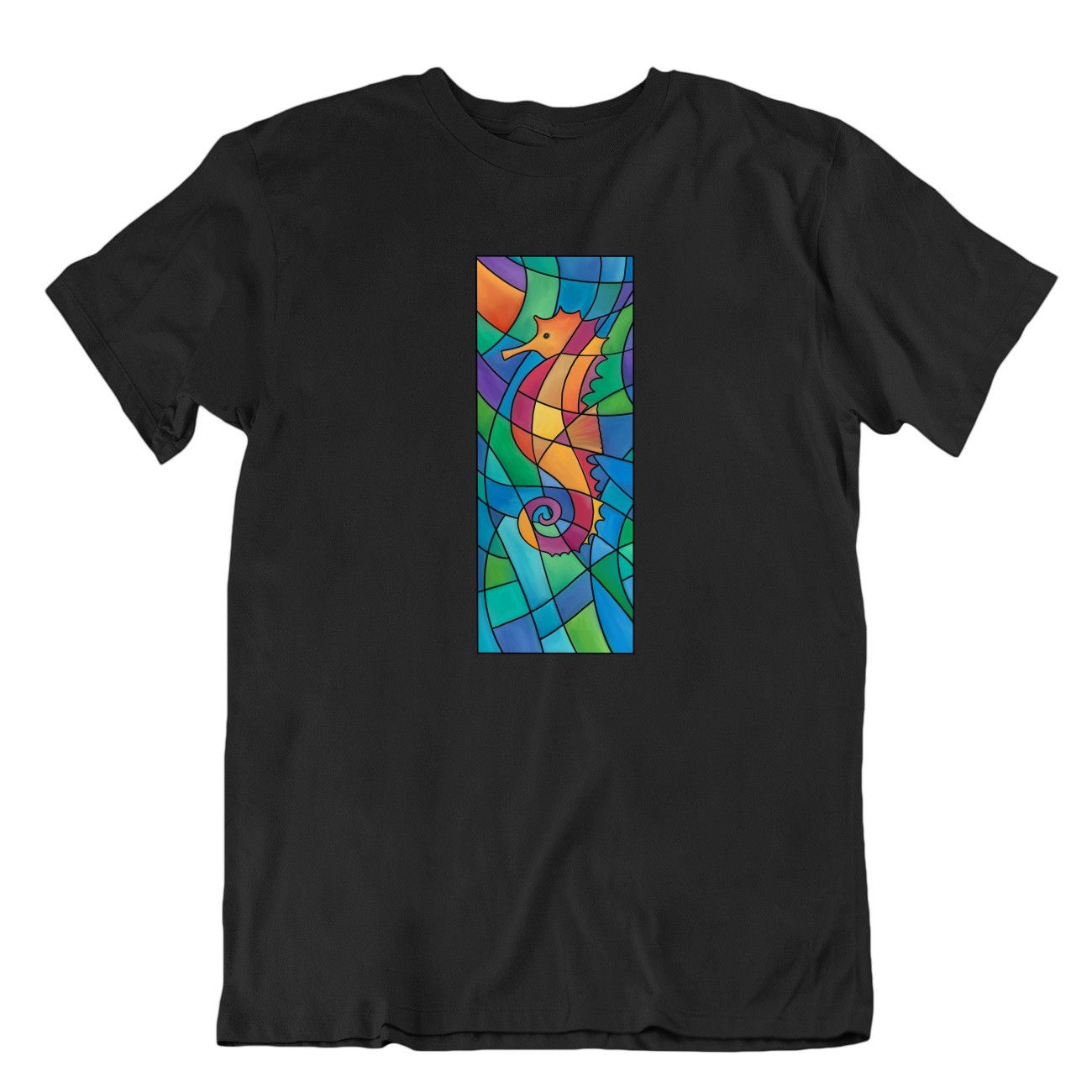 Seahorse Geometric  האומנית גליה שליט - סוס ים גאומטרי