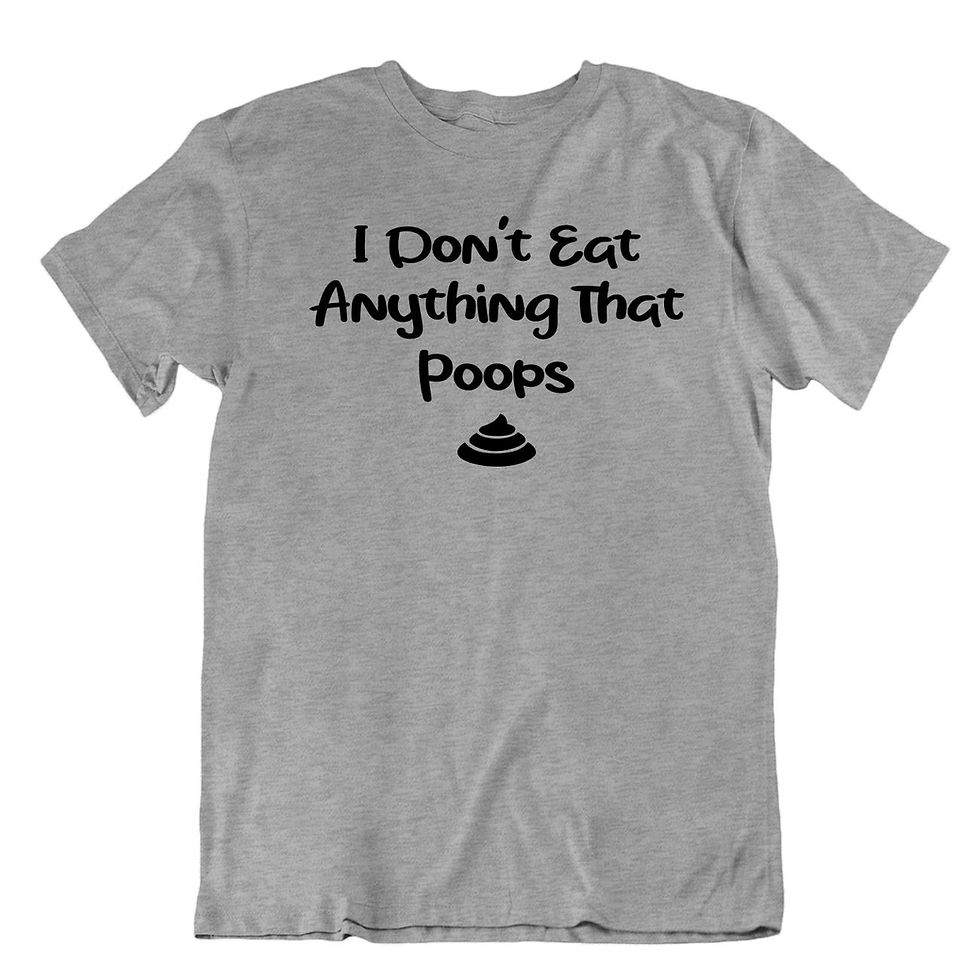 תמונה ממוזערת: אני לא אוכל שום דבר שמחרבן - חולצה קלאסית מקורית ותומכת ברעיון