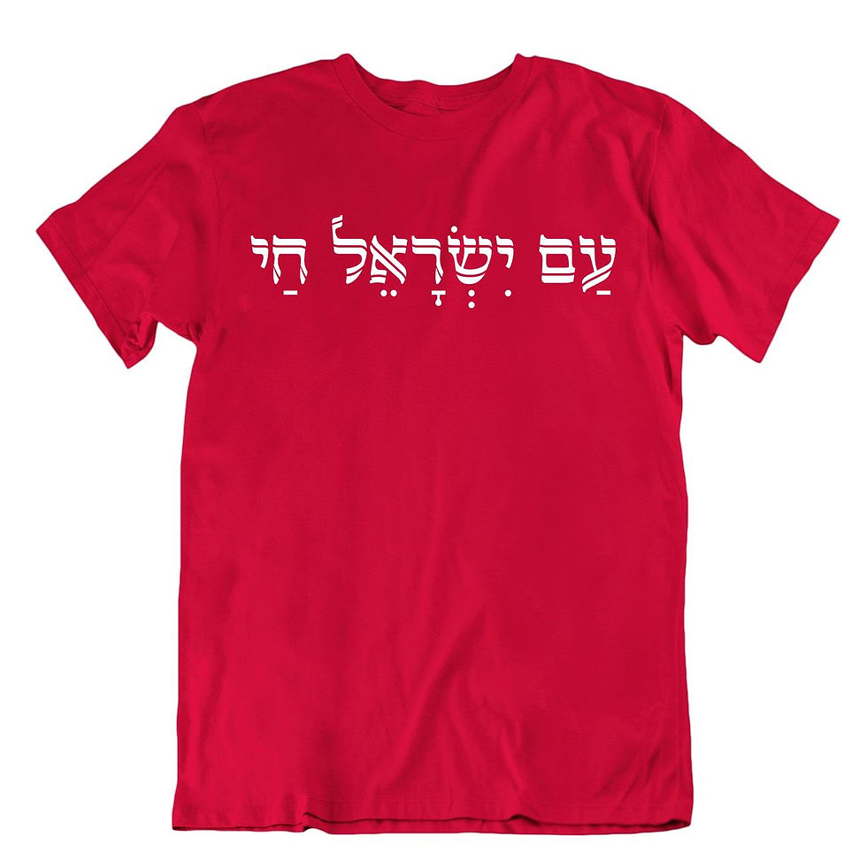 תמונה ממוזערת: עם ישראל חי- חולצה עם השראה