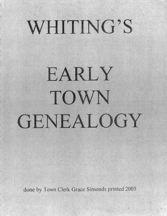 Town History Info Town Of Whiting