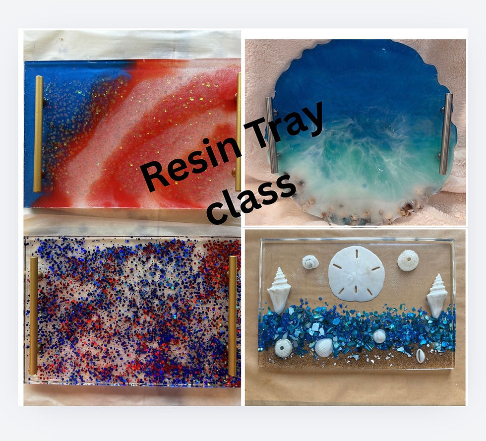 Mary C Resin and Glass class