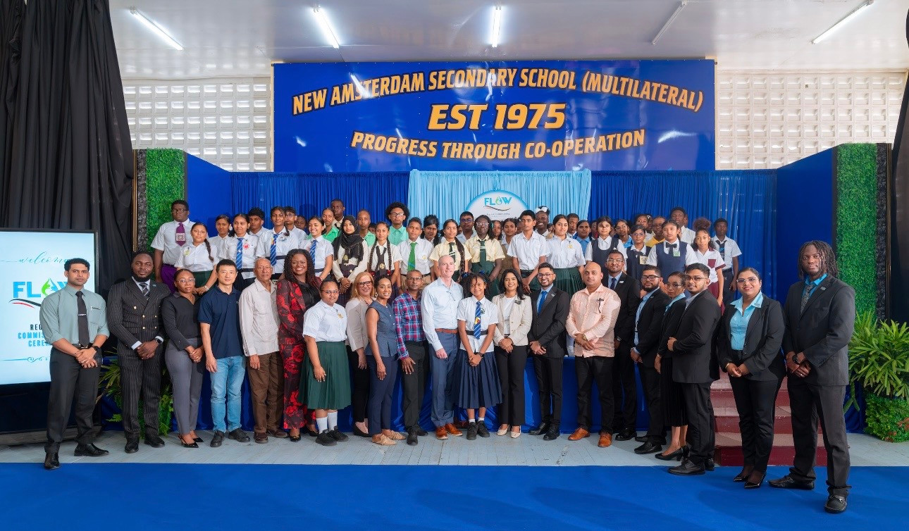 Partners join students and teachers from Region Six to mark the commissioning of FLOWโs water purification systems, celebrating a shared commitment to healthier, more sustainable learning environments.