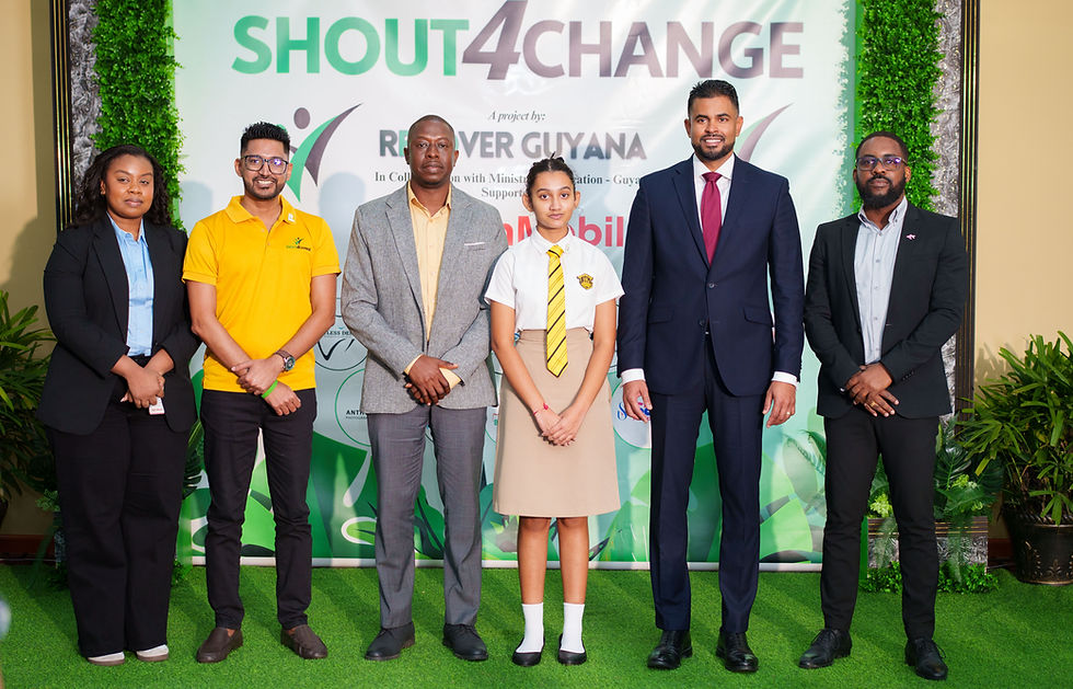 Recover Guyana launches SHOUT4Change in search of Guyana’s next environmental speaker