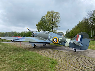 Hawker Hurricane, který přiletí do Prahy
