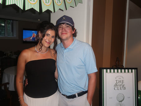 Celebrating Jimmy's Surprise 30th Birthday at Glenmoor Country Club