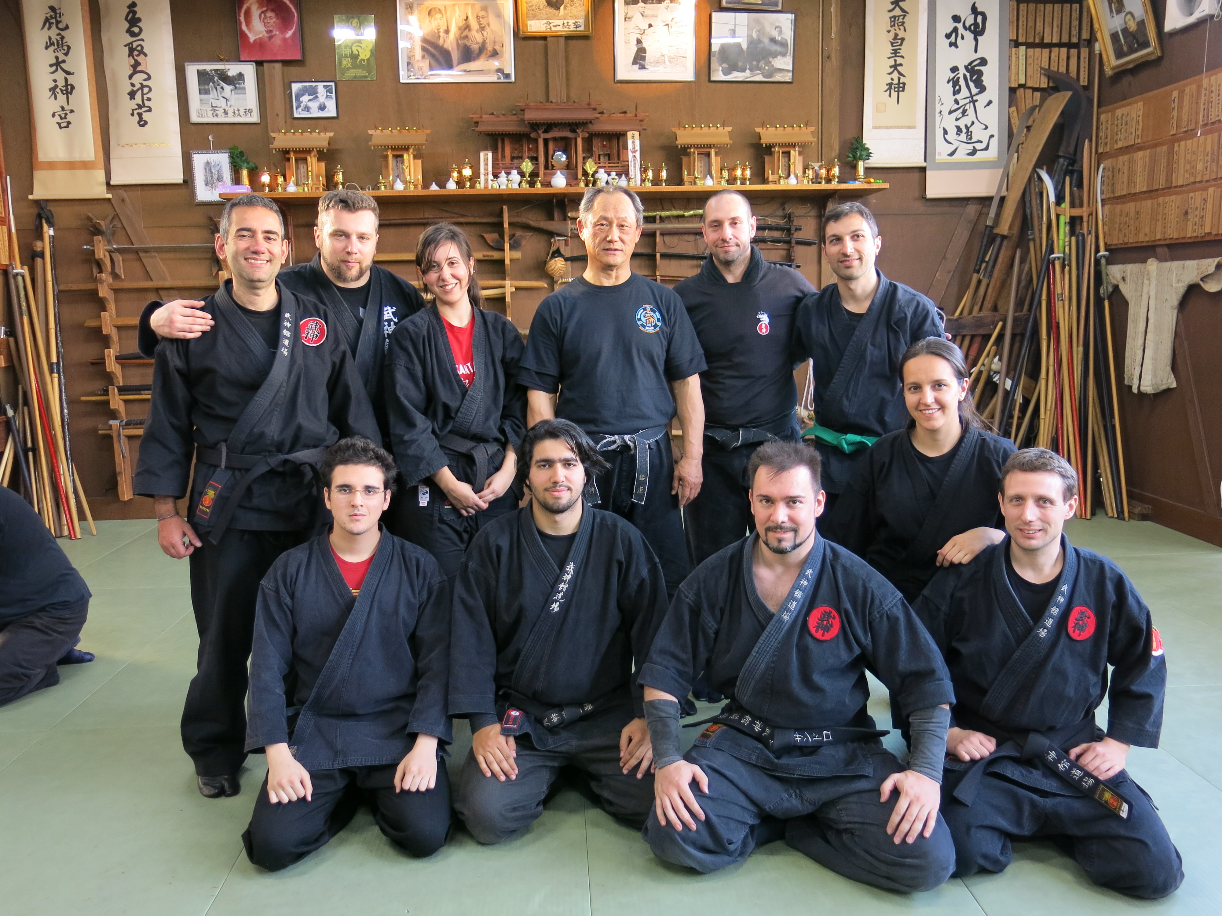 Foto di gruppo con Nagato Sensei