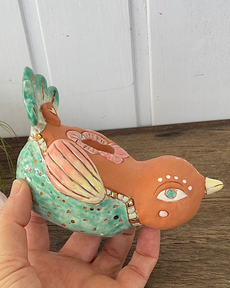 Bird Candle Holder