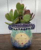 Sun Face Vase