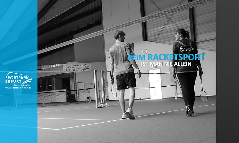 Badminton in Erfurt. Badmintonplatz mieten im Sportpark Erfurt.