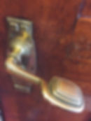 Classic Art Nouveau doorhandle