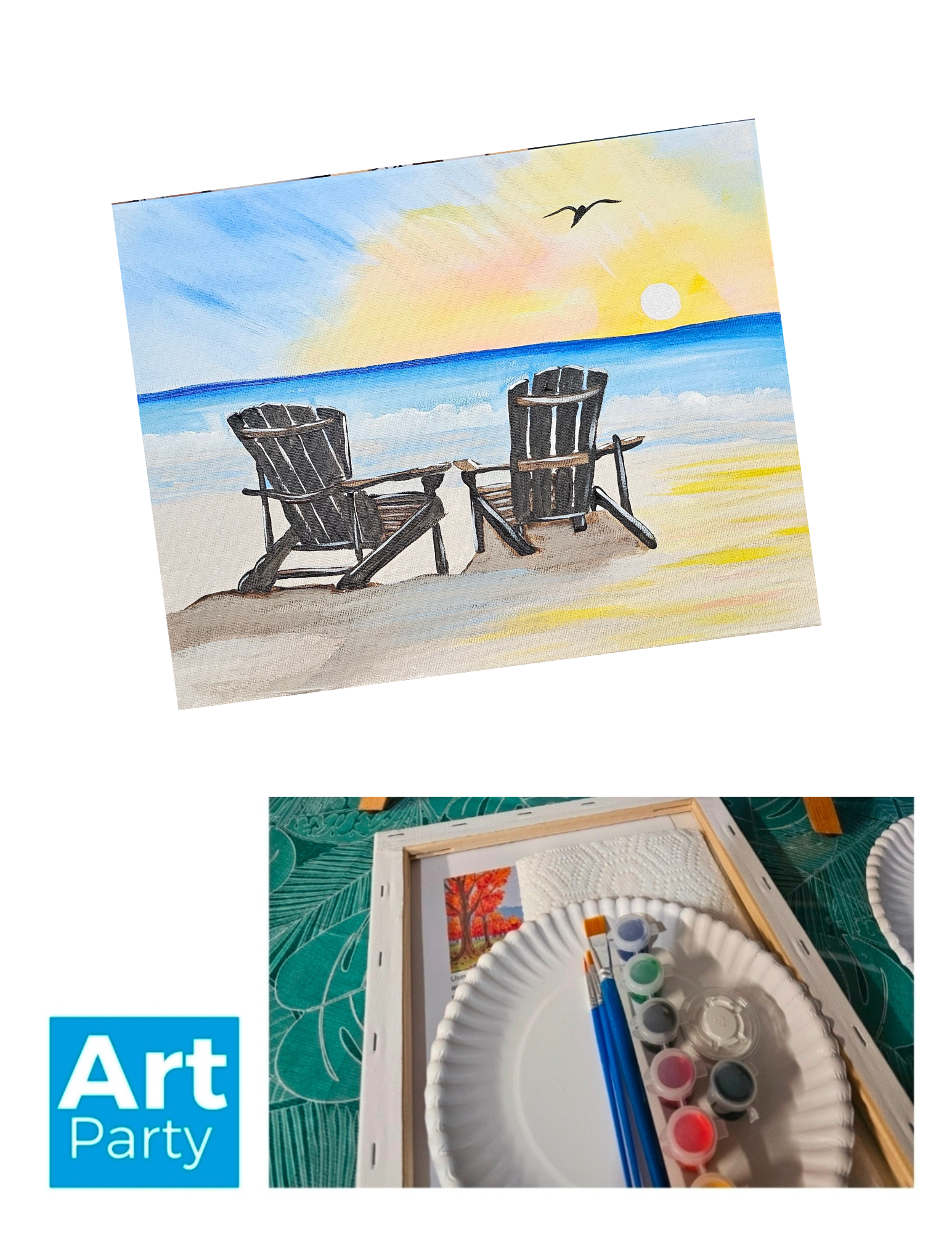 Day at the Beach Paint Kit