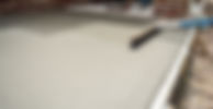 wet concrete patio installation
