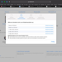 Apple Backups and Data Restore
