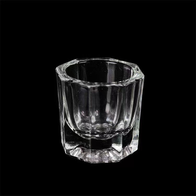 Miniatura: Nail Art Brush Cleaning Cup - Thick Glass Hexagonal Cup