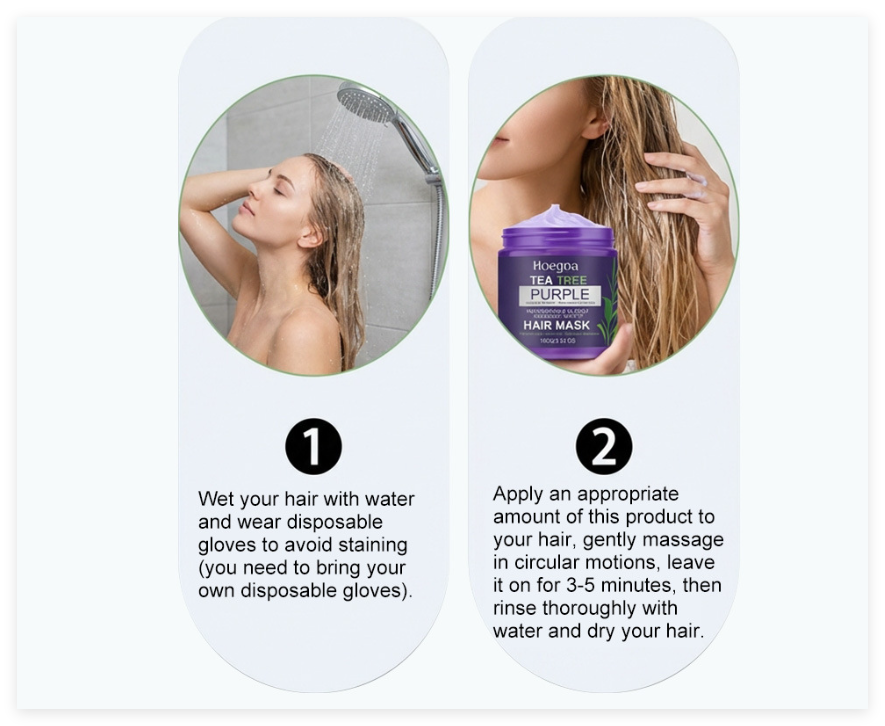 Miniatura: Purple Shampoo for Yellow Tone Removal and Hair Care