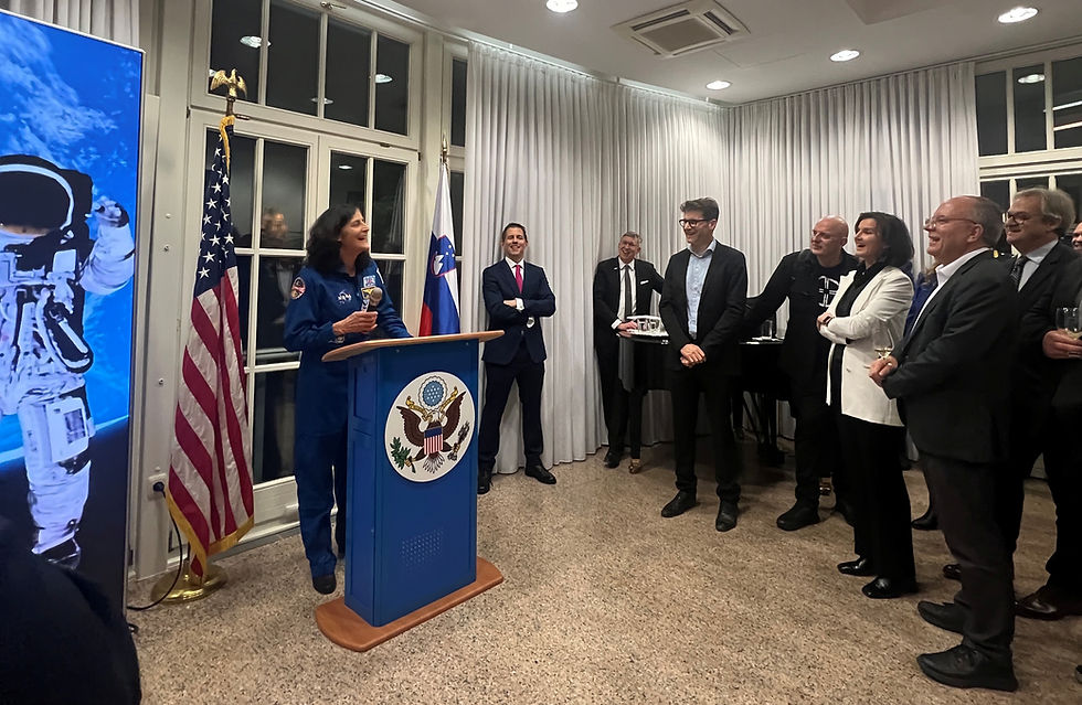 Meeting Astronaut Sunita Williams in Ljubljana