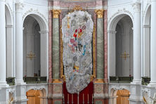 Collective Heart in Dresden – Easter, lowering the Lenten cloth and new light