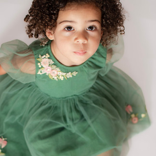 Picture of girl looking up at camera 