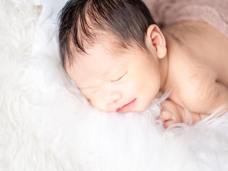 Katy Newborn Photography | A Cozy In-Studio Session with Baby Boy & Family