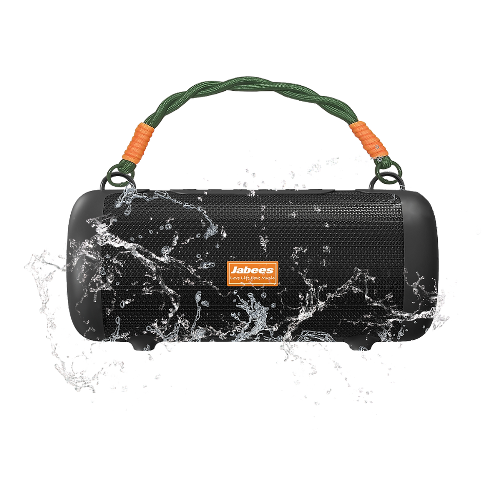 WHALE With Nylon Strap – Bluetooth IPX7 Waterproof Portable Outdoor Speaker With