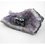Миниатюра: Bear With Salmon On Amethyst Cluster