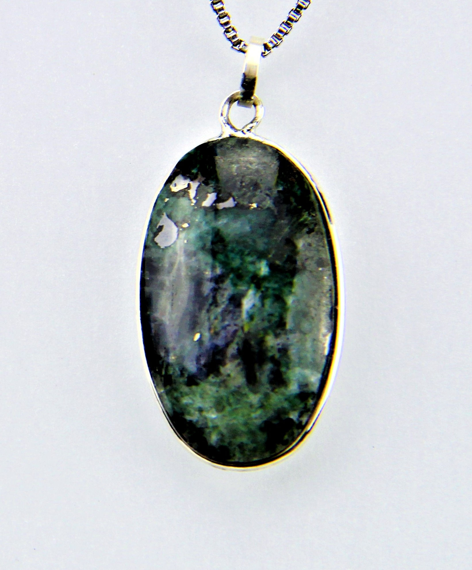 Labradorite-Pyroxine Pendant