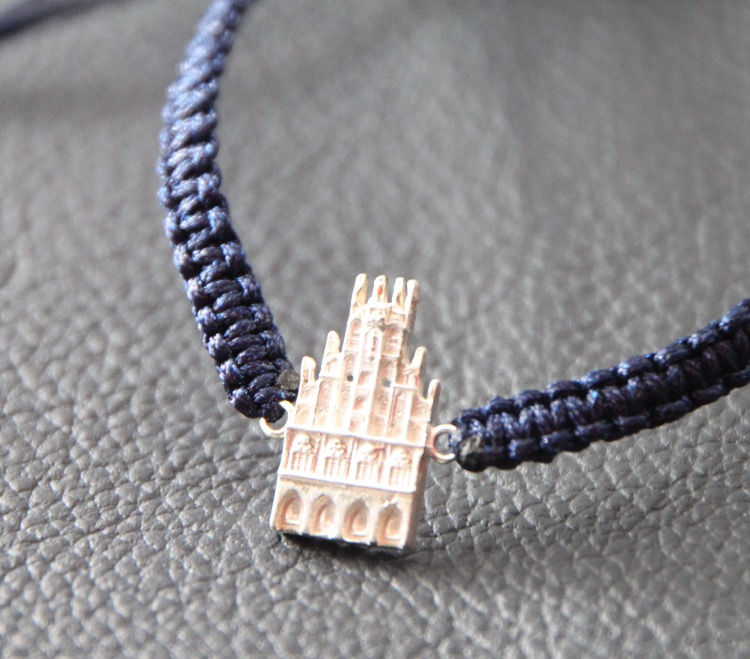 Miniaturbild: Armband Münster Rathaus Blau | Carleo-Design | Münster