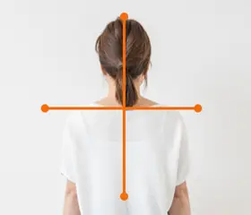 体の歪みイメージ