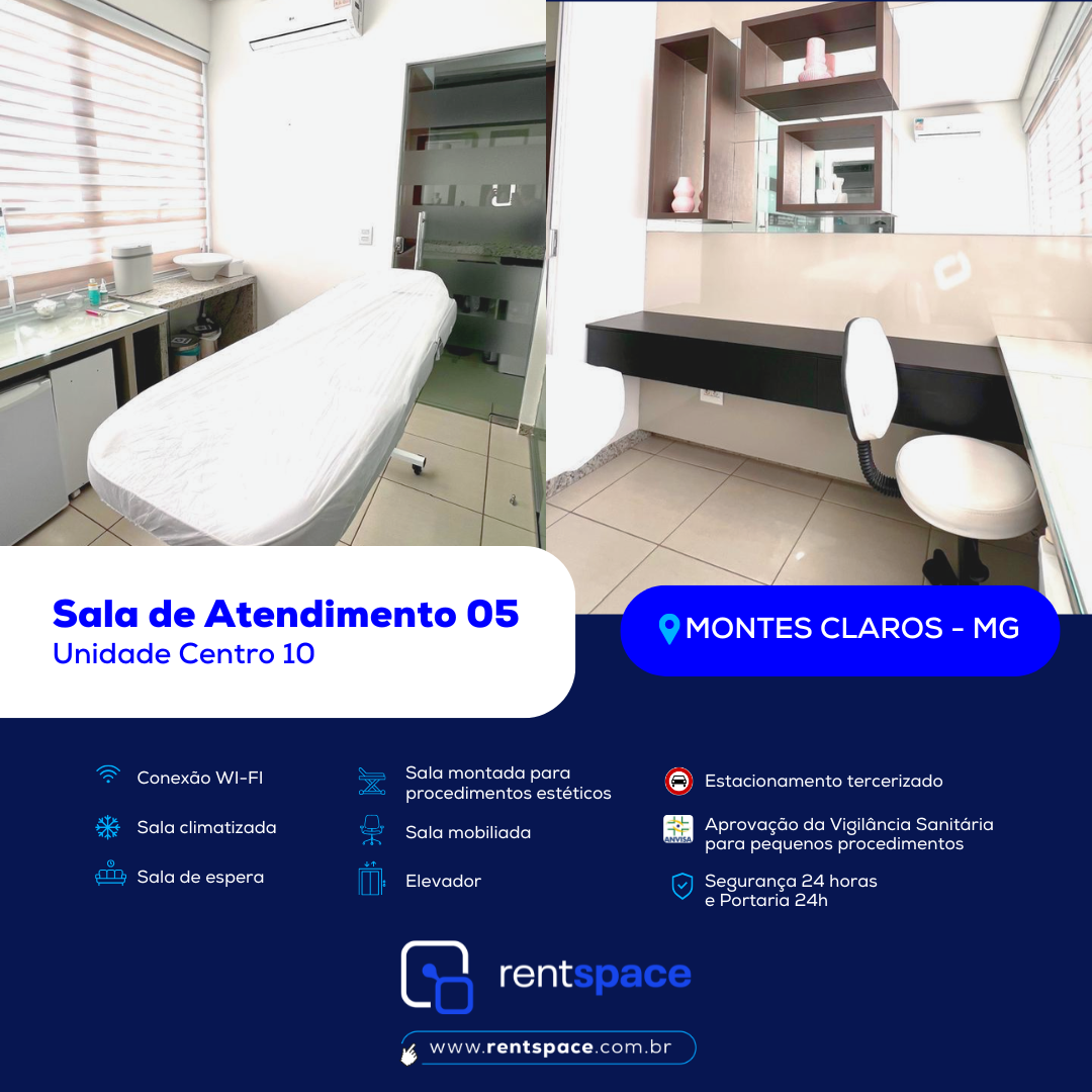 Sala de Atendimento 05 - Unidade Centro 10 - Montes Claros MG