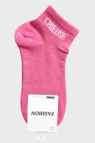 Miniature : Chaussettes paillettes "CHIEUSE"