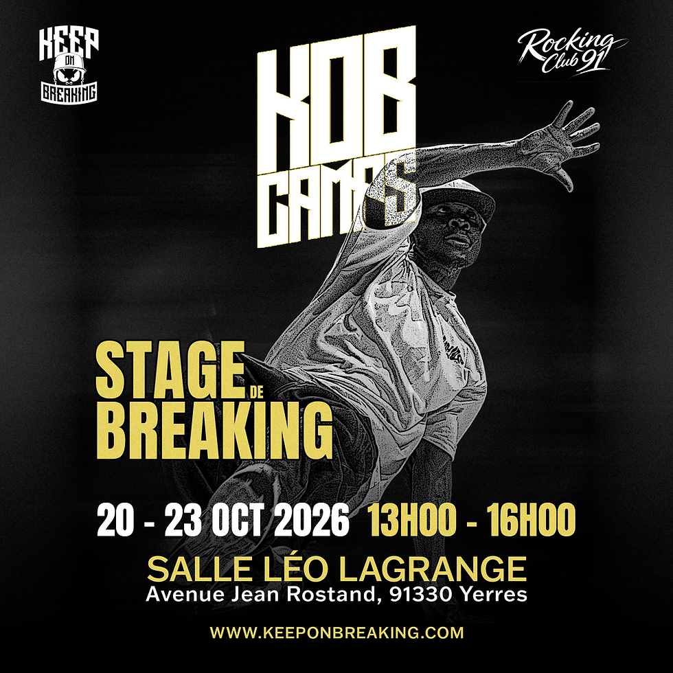 STAGE DE BREAKING - KOB CAMP'S - ROCKING CLUB