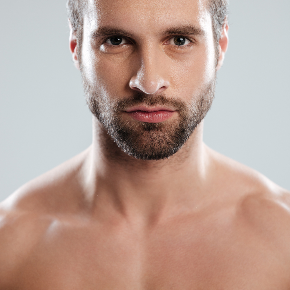Rostro completo + cuello anterior